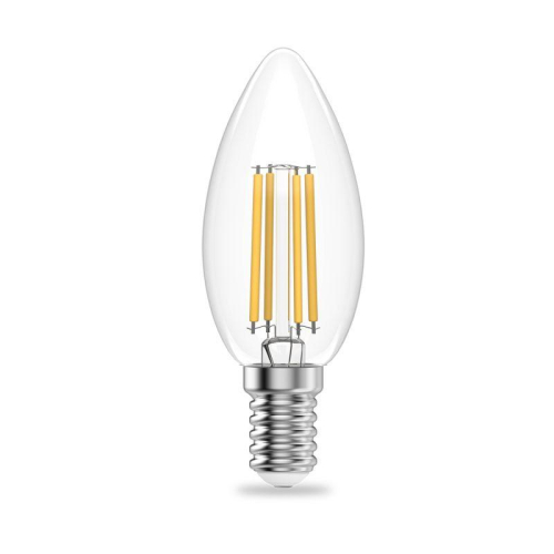 Лампа светодиодная филаментная Filament Elementary 10Вт свеча 2700К Е14 650лм GAUSS 32110 фото 7