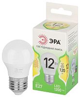 Лампа светодиодная GREEN LINE P45-12W-830-E27 GL 12Вт шар 3000К свет тепл. E27 Эра Б0067015