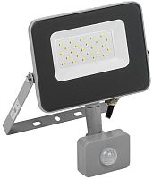 Прожектор СДО 07-20Д LED 20Вт IP44 6500К с датчиком движ. сер. IEK LPDO702-20-K03