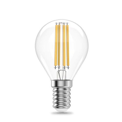 Лампа светодиодная филаментная Filament Elementary 10Вт шар 2700К Е14 650лм GAUSS 52110 фото 7