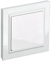 Выключатель 1-кл. СП BRITE ВСР10-1-0-БрБ 10А в сборе бел. IEK BR-V10-0-10-K01-F
