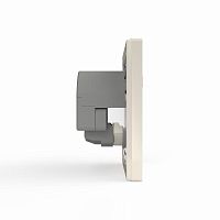 Розетка 1-м СП Pixel с заземл. с 2-мя заряд. устр. USB тип A+C IP20 механизм беж. TOKOV ELECTRIC TKE-PX-R1U2AC-C02