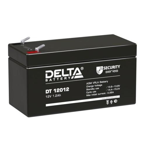 Аккумулятор 12В 1.2А.ч Delta DT 12012