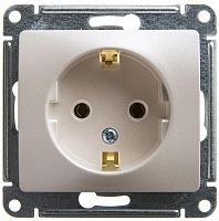 Механизм розетки 1-м Glossa 16А с заземл. перламутр SchE GSL000643