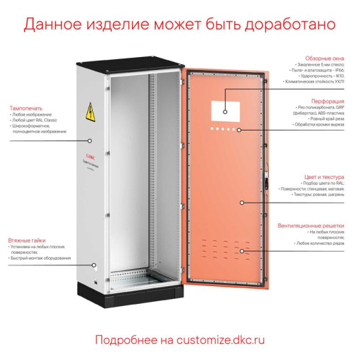 Комплект панелей цоколя 600мм 200мм (уп.2шт) DKC R5NFPB62 фото 2
