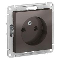 Механизм розетки 1-м СП AtlasDesign 16А без заземл. мокко SchE ATN000641