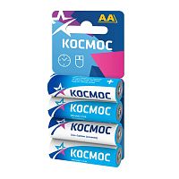 Элемент питания солевой R6 4хBL (блист.4шт) Космос KOCR64BL