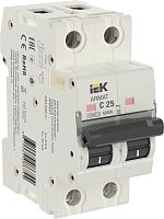 Выключатель автоматический 2п C 25А M06N ARMAT IEK AR-M06N-2-C025