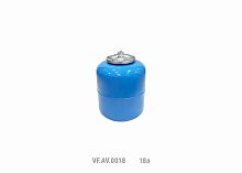 Гидроаккумулятор вертикальный AV 18л (60шт/пал) син. VALFEX VF.AV.0018