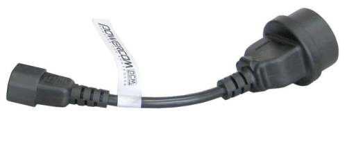 Кабель SCUT IEC-320 C14 to Socket Type-F 250В 10А POWERCOM 504291 фото 6