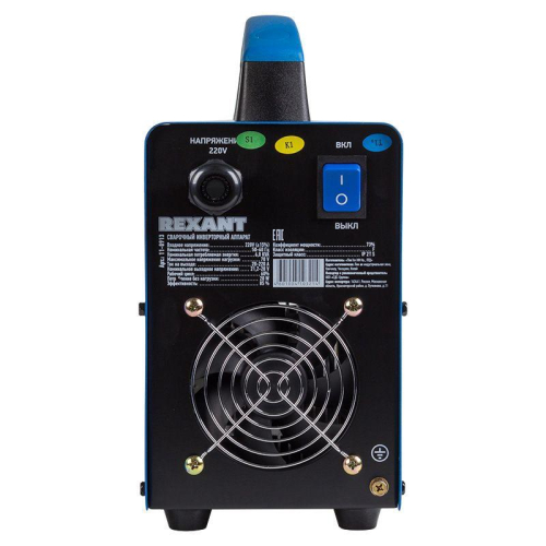 Аппарат сварочный инверторный АС-220А Rexant 11-0913 фото 3 Аппарат сварочный инверторный АС-220А Rexant 11-0913 фото 3