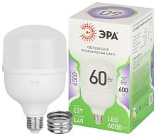 Лампа светодиодная GREEN LINE POWER T100-60W-865-E27/E40 GL 60Вт колокол 6500К свет холод. E27/E40 Эра Б0066980