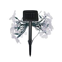 Гирлянда светодиодная 100LED 10м мультиколор на солнечной батарее аккумулятор NI-MH 300мА.ч КОСМОС KOC_SOL196
