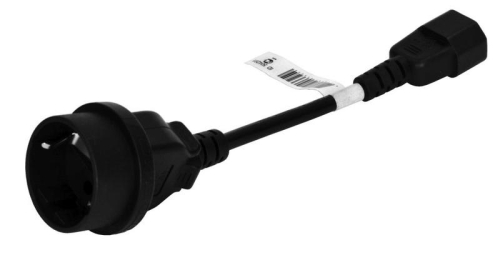Кабель SCUT IEC-320 C14 to Socket Type-F 250В 10А POWERCOM 504291 фото 7
