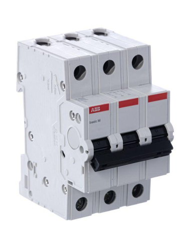Выключатель автоматический модульный 3п C 63А 4.5кА Basic M BMS413C63 ABB 2CDS643041R0634 фото 4