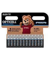 Элемент питания алкалиновый AAA/LR03 (блист. 12шт) Turbo Max Opticell 6053010