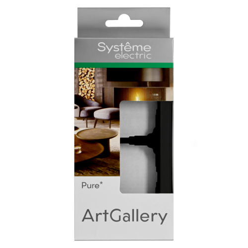 Рамка 2-м ArtGallery Pure матов. органич. стекло черн. SE GAL331002 фото 4