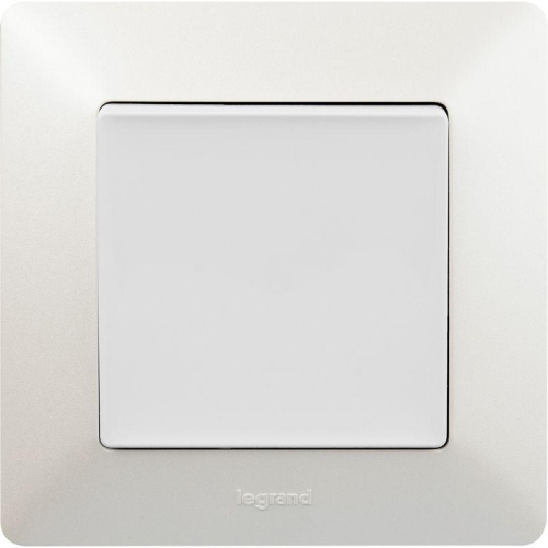 Механизм выключателя 1-кл. СП Valena Life 10А IP20 250В 10AX с лиц. панелью безвинт. зажимы бел. Leg 752401 фото 5