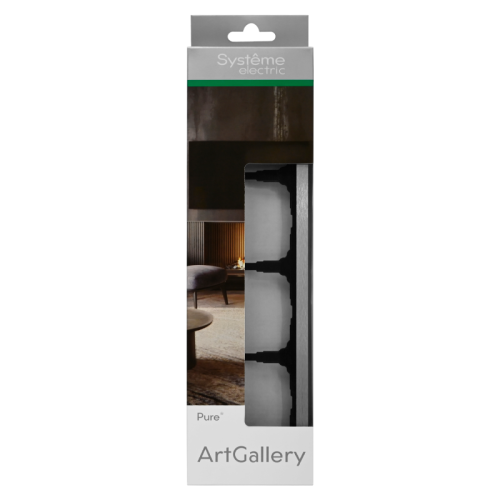 Рамка 4-м ArtGallery Pure метал. алюм. SE GAL312104 фото 3