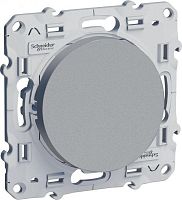 Механизм выключателя 1-кл. СП Odace 10А IP21 (сх. 1) алюм. SchE S53R201