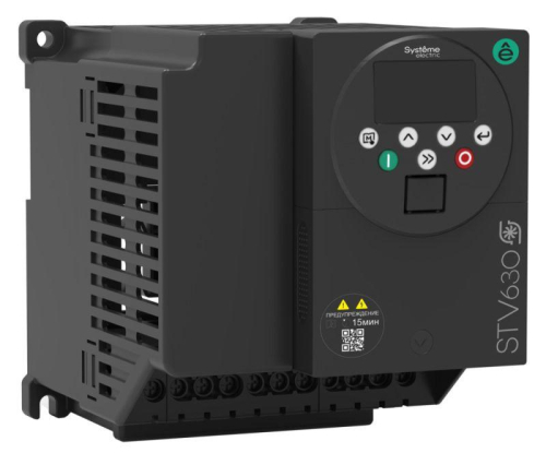 Преобразователь частоты STV630 2.2кВт 220В ЭМС С3 + LED панель оператора SE STV630U22M2 фото 3