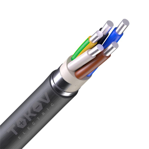 Кабель TOKOV ELECTRIC АВБШв 5х35 ОК (N PE) 0.66кВ (м) УТ000030782 Кабель TOKOV ELECTRIC АВБШв 5х35 ОК (N PE) 0.66кВ (м) УТ000030782