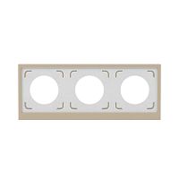 Рамка 3-м KANT IP44 ванильн. марципан DKC 7015946