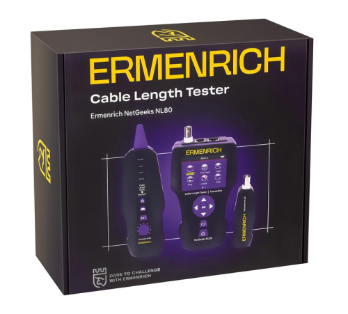 Измеритель длины кабеля NetGeeks NL80 фиолет. Ermenrich 85673 фото 10 Измеритель длины кабеля NetGeeks NL80 фиолет. Ermenrich 85673 фото 10