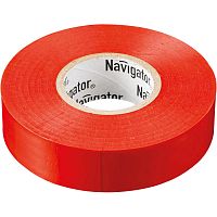 Изолента ПВХ 15мм (рул.20м) красн. NIT-B15-20/R Navigator 71104