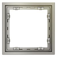 Рамка 1-м S70 пластик. шелк Voltum VLS100104