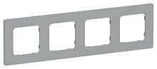 Рамка 4-м СП FLITE РУ-4-К-ФлС сер. IEK FI-M42-32-20-K03