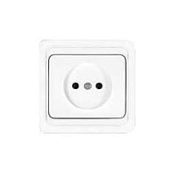 Розетка 1-м СП Валери 16А IP20 бел. Universal В0022