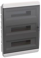 Корпус пластиковый ЩРВ-П-54 IP41 черн. прозр. дверь TEKFOR IEK TF5-KP12-V-54-41-K01-K03