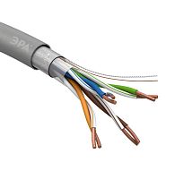 Кабель витая пара F/UTP кат.5e 4х2х24AWG solid CU PVC сер. 305м (м) Эра Б0044688