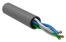 Кабель витая пара U/UTP кат.5e 2х2х24AWG solid CCA PVC GENERICA сер. 305м (м) ITK BC1-C5E02-111-305-G