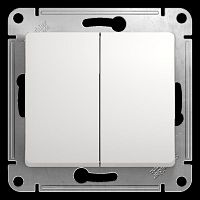 Механизм выключателя 2-кл. СП Glossa 10А IP20 (сх. 5) 10AX бел. SchE GSL000151