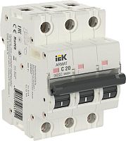 Выключатель автоматический 3п C 20А M06N ARMAT IEK AR-M06N-3-C020