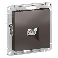 Механизм розетки компьютерной AtlasDesign RJ45 мокко SchE ATN000683
