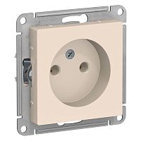 Механизм розетки 1-м СП AtlasDesign 16А без заземл. беж. SchE ATN000241