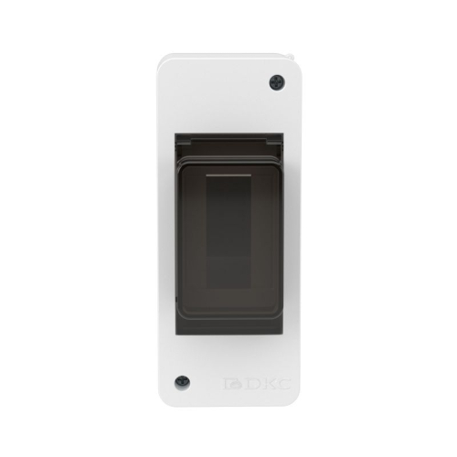 Щиток настенный 2мод. IP41 с тонированной дверцей бел. DKC F02W0WD фото 2