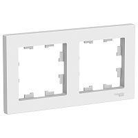 Рамка 2-м AtlasDesign универс. бел. SchE ATN000102