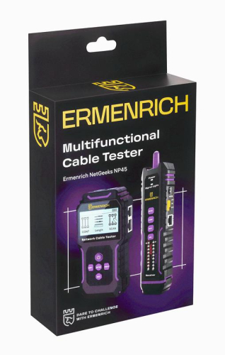 Тестер кабельный многофункциональный NetGeeks NP45 Ermenrich 84554 фото 12