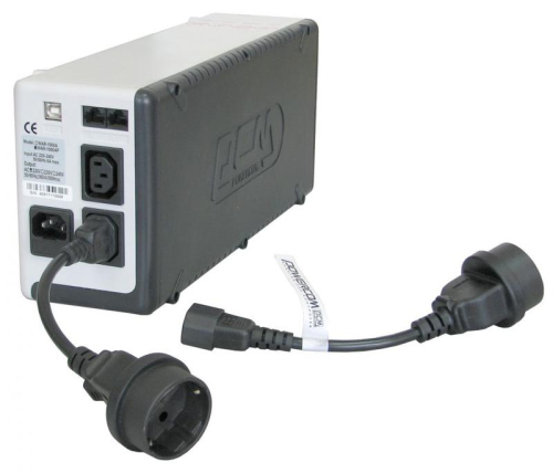 Кабель SCUT IEC-320 C14 to Socket Type-F 250В 10А POWERCOM 504291 фото 5