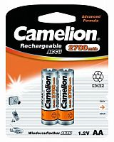 Аккумулятор R6 NI-MN 2700мА.ч BP-2 (блист.2шт) Camelion 7371