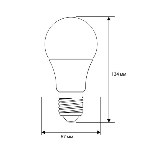 Лампа светодиодная LED25-A65/845/E27 25Вт 220В Camelion 13572 фото 2
