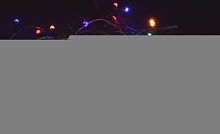 Гирлянда "Нить" 10м 100LED RGB IP20 провод зел. 230В с контроллером 8 режимов IEK LGDB110-3-100-10-G-S-20