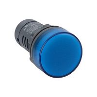 Лампа сигнальная монобл. SB7 22мм LED 24В DC син. SE SB7EV06BP