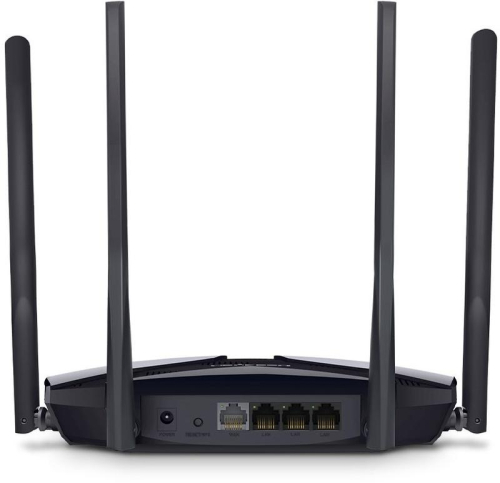 Роутер беспроводной MR70X AX1800 10/100/1000BASE-TX черн. MERCUSYS 1511785 фото 2 Роутер беспроводной MR70X AX1800 10/100/1000BASE-TX черн. MERCUSYS 1511785 фото 2