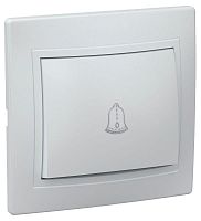 Выключатель проходной 1-кл. СП Кварта 10А IP20 ВСп10-1-0-КБ бел. IEK EVK12-K01-10-DM