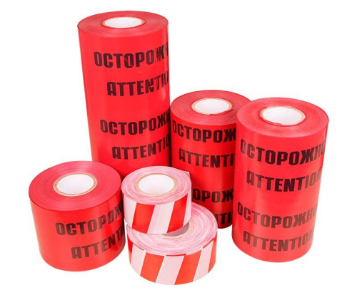Лента сигнальная "Осторожно кабель" ЛСЭ 300мм 100м Rexant 19-3030 фото 2